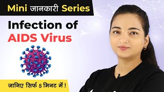 HIV and AIDS Explained in a Simple Way in Hindi  HIV Mechanism of Action  Mini Jankaari Series [upl. by Callas]