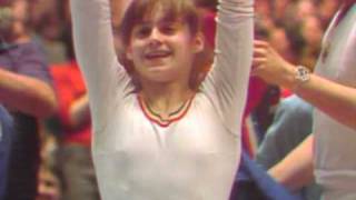 Nadia Comaneci  Floor Exercise  1976 American Cup [upl. by Anawik566]