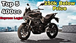 Top 5 Expressway Legal 400cc Motorbikes 250k Pesos Below Price [upl. by Clemens910]