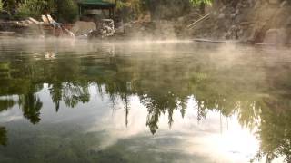 Colorado Hot Springs  Strawberry Park in Steamboat Springs [upl. by Elsa]