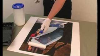 How to Coat a Fine Art Print with Glamour II Veneer [upl. by Nobie]