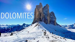 DOLOMITES in 4K  Most spectacular mountains in the Italian Alps [upl. by Bartram907]