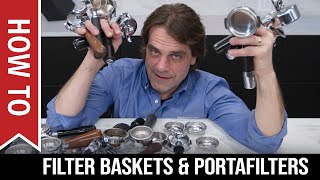 How To Espresso Filter Baskets and Portafilters [upl. by Sigismundo]