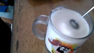 Aerolatte Review Frothing Cold Milk In Under 1 Minute [upl. by Yolanda245]