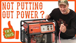 How To Fix a Generator That Wont Put Out Power [upl. by Urial]