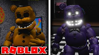 Becoming Withered Golden Freddy and Shadow Freddy in Roblox Archived Nights FNAF RP [upl. by Snilloc]