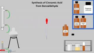 Synthesis of Cinnamic Acid From Benzaldehyde [upl. by Sasnak96]