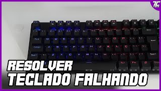 SEU TECLADO MECÂNICO ESTÁ FALHANDO VEJA COMO RESOLVER [upl. by Etnom349]