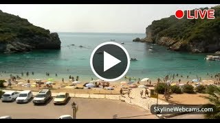 Live Webcam from Corfu  Greece [upl. by Oivat546]