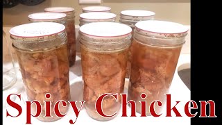 2020 Canning Roasted Spicy Chicken With Lindas Pantry [upl. by Atwekk]