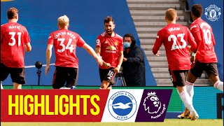 Highlights  Brighton 23 Manchester United  Fernandes seals dramatic late win  Premier League [upl. by Gallagher912]