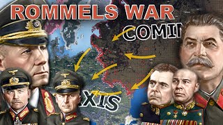 Can Rommel win WW2  Hoi4 Timelapse [upl. by Nerret938]