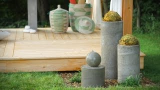 How to Build an Outdoor Zen Garden Water Fountain [upl. by Louth]