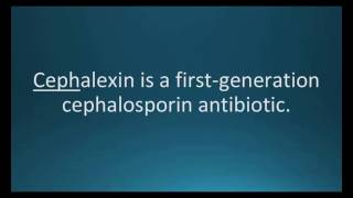 How to pronounce cephalexin Keflex Memorizing Pharmacology Flashcard [upl. by Poole98]