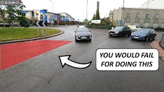 Staying in the Correct Lane on Roundabouts  60 SECOND DRIVING TIP [upl. by Ylrebmi910]