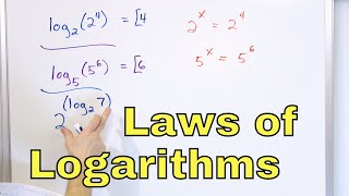 18  Properties of Logarithms Log x  Part 1  Laws of Logs  Calculate Logs amp Simplify [upl. by Yendahc]