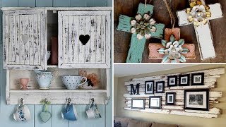 ❤30 Amazing DIY Rustic wood home decor ideas 2017❤ [upl. by Joel]