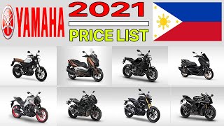 YAMAHA MOTORCYCLE PRICE LIST IN PHILIPPINES 2021 [upl. by Red]